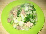 白菜炒肉片