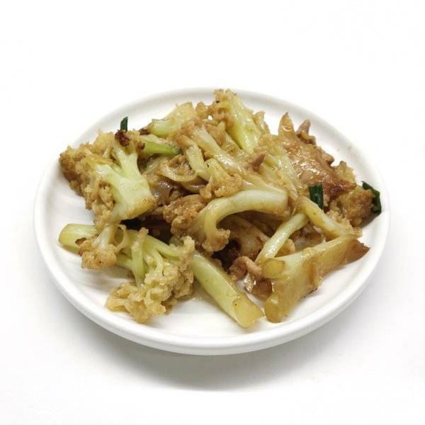 肉片炒菜花(少油)