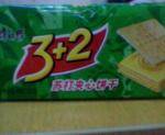康师傅 3+2苏打夹心饼干(清新柠檬味) 125g