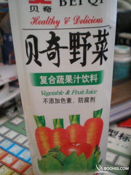 貝奇野菜複合蔬果汁飲料的熱量和減肥功效