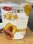 三元 风味酸牛奶 (木瓜+黄桃)