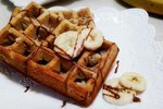 香蕉华夫饼