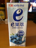 汇源 e果萃 蓝莓复合果汁饮料 200ml