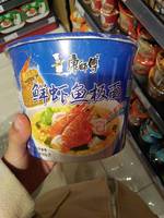 康师傅 鲜虾鱼板面 (面饼) 85g/桶