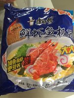 康师傅 鲜虾鱼板面 (面饼) 105g/袋