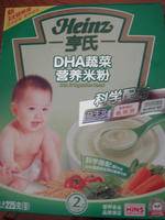 亨氏 牌婴儿营养米粉DHA蔬菜口味