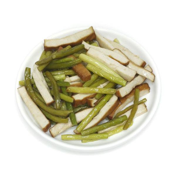 蒜苔炒香干