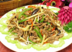 五彩牛肉丝