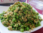 虾酱肉末四季豆