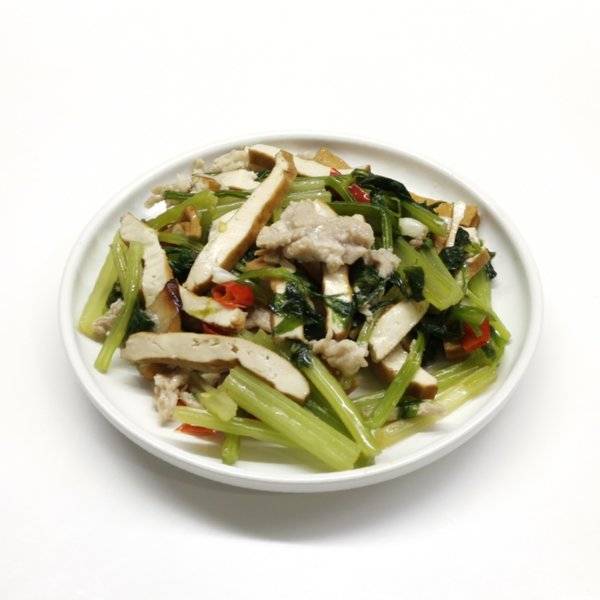 芹菜肉丝炒香干