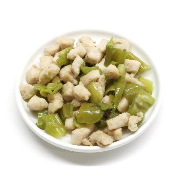 青椒炒鸡丁