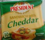 总统 牌三明治专用奶酪片