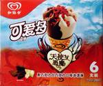 可爱多 天使与恶魔黑巧克力白巧克力口味冰淇淋