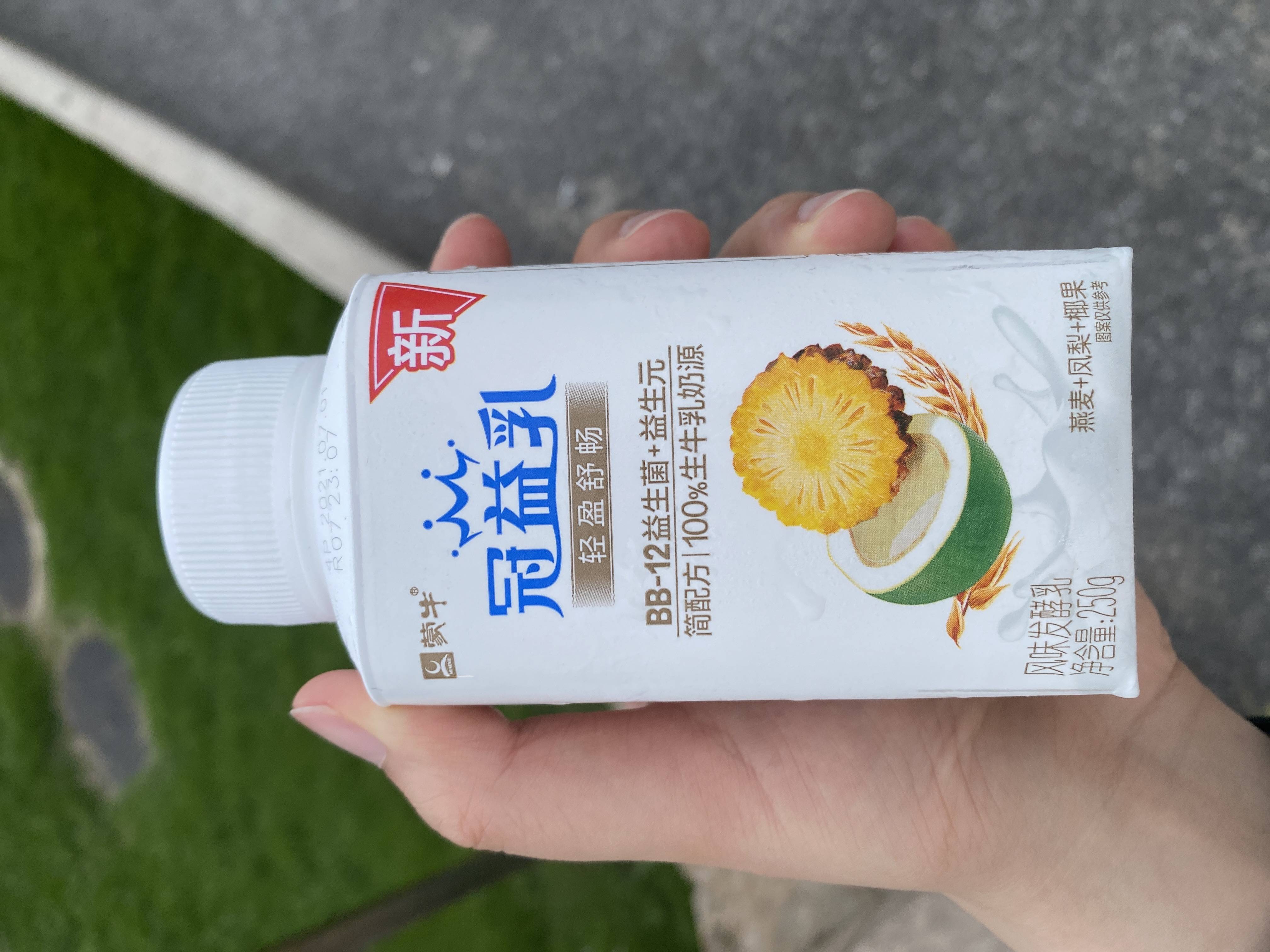冠益乳燕麦凤梨椰果的热量和减肥功效