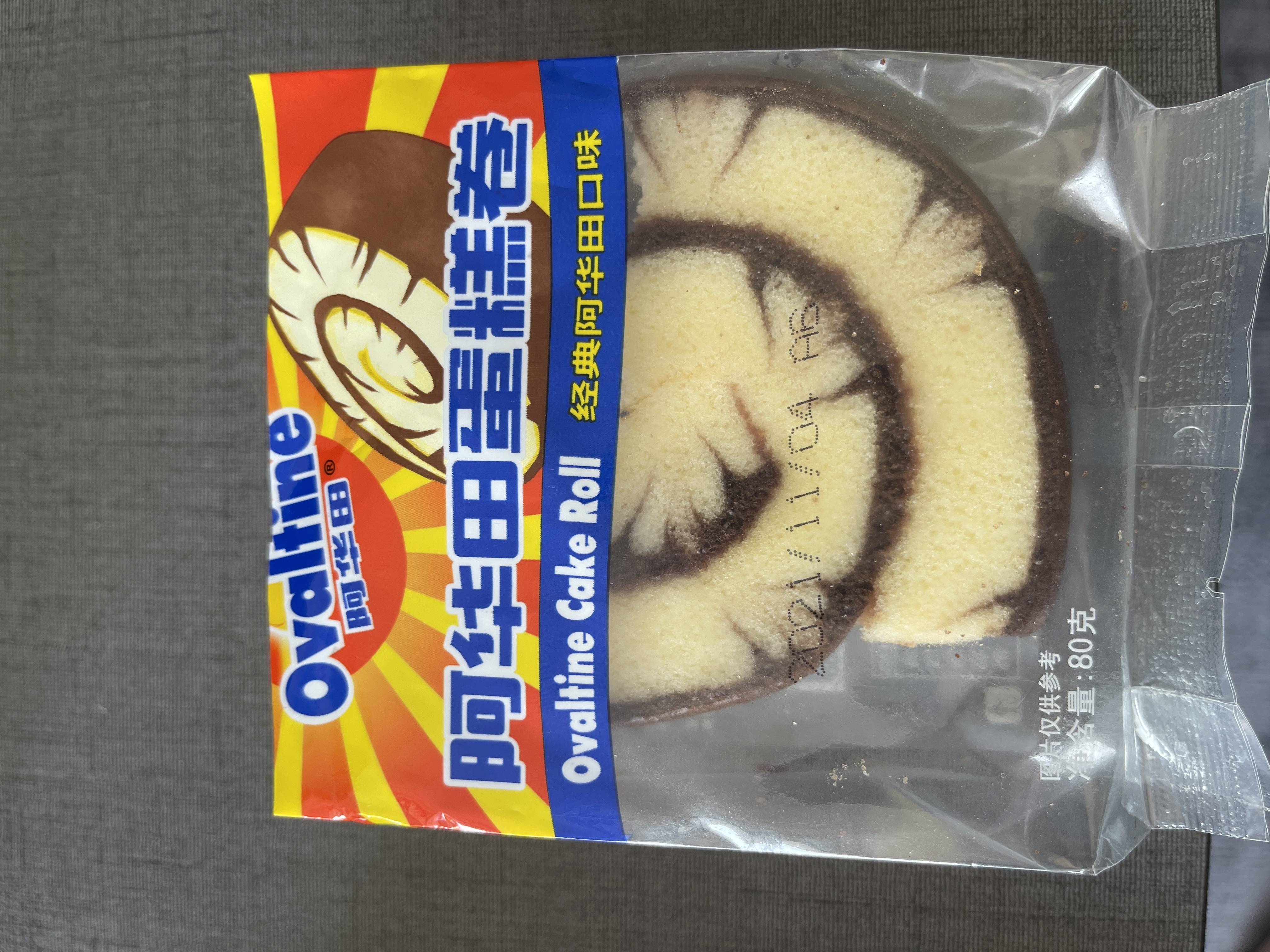 鲜尝厚买 阿华田风味蛋糕卷
